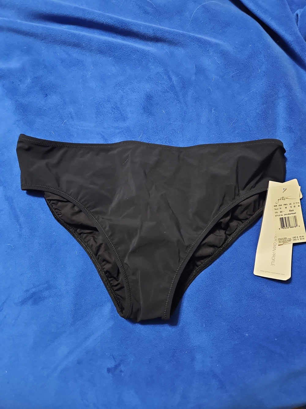 Gottex Black Bikini Bottom